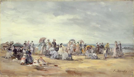 Der Strand von Trouville, 1873